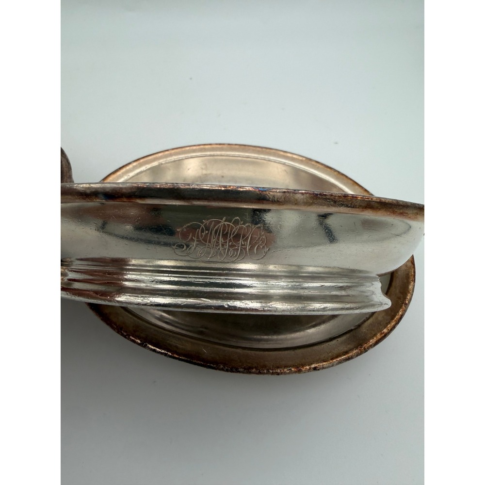 Vintage Reed & Barton Silver Soldered Steam Ship Hotel Trays Lot 1330 Karl